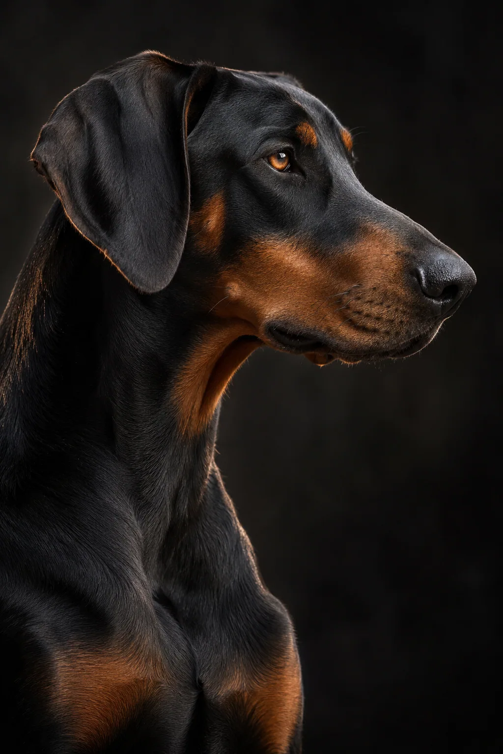 Portret dobermana